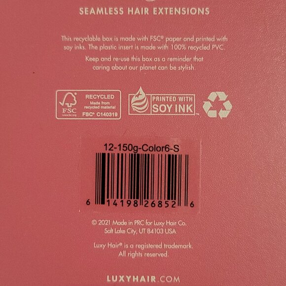 12 Inch Luxy Seamless Chestnut Brown Extensions - Picture 3 of 3